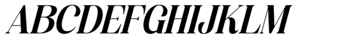 Crown Clusion Serif Italic Font UPPERCASE
