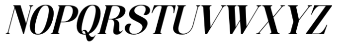 Crown Clusion Serif Italic Font UPPERCASE