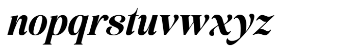 Crown Clusion Serif Italic Font LOWERCASE