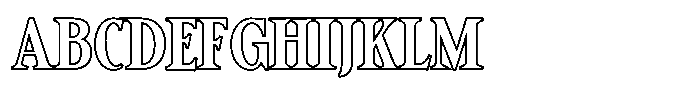 Crown Grimward Outline Regular FONT