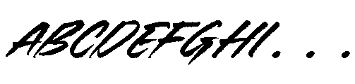 Crownish Italic Font UPPERCASE