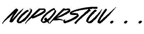Crownish Italic Font UPPERCASE