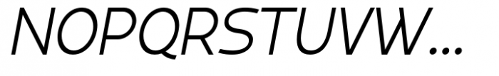 Crox Light Compact Italic Font UPPERCASE