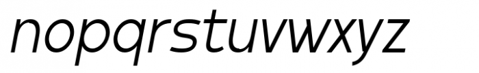 Crox Light Compact Italic Font LOWERCASE