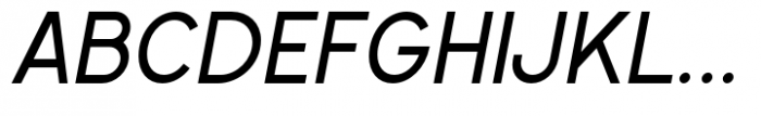 Crox Regular Compact Italic Font UPPERCASE