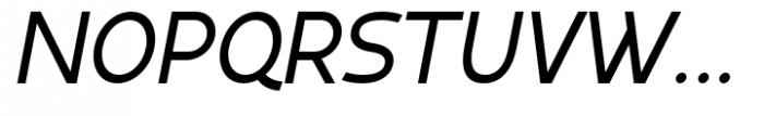 Crox Regular Compact Italic Font UPPERCASE