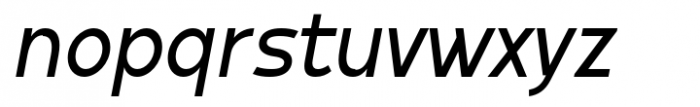 Crox Regular Compact Italic Font LOWERCASE