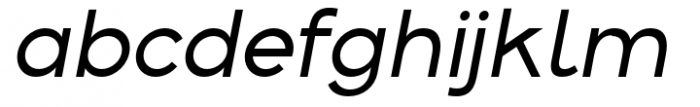 Crox Regular Italic Font LOWERCASE