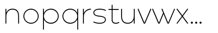 Crox Rounded Thin Font LOWERCASE