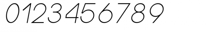 Crox Thin Italic Font OTHER CHARS