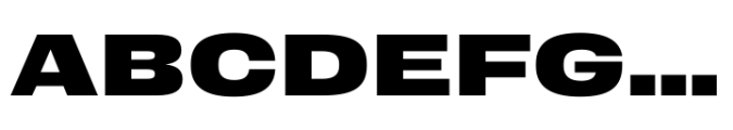 Cru 600 Expanded Black Font