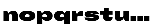 Cru 600 Expanded Black Font LOWERCASE