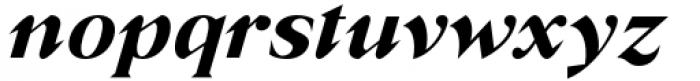 Crucial Bold Italic Font LOWERCASE