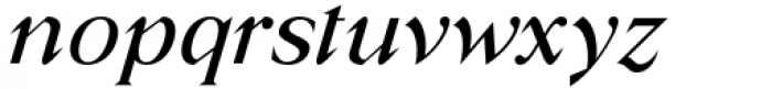 Crucial Italic Font LOWERCASE