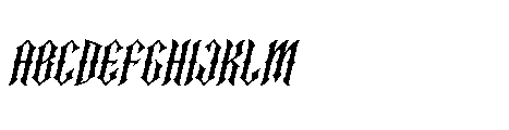 Crucifer Italic FONT