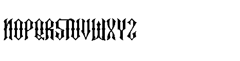 Crucifer Regular Font LOWERCASE