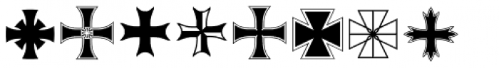 Crucis Ornaments Font OTHER CHARS