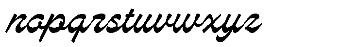 Crudents Font LOWERCASE