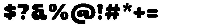 Crunchero Regular Font OTHER CHARS