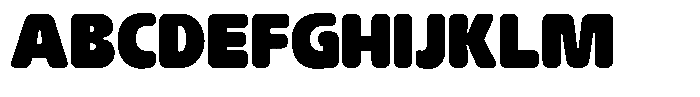 Crunchero Regular Font UPPERCASE