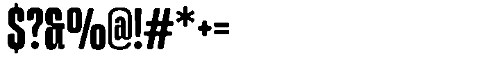 Cruncho Regular Font OTHER CHARS