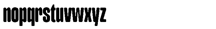 Cruncho Regular Font LOWERCASE