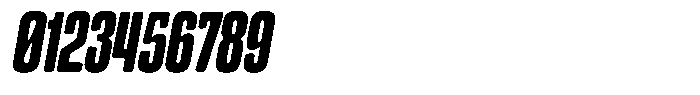 Cruncho Slant Regular Font OTHER CHARS