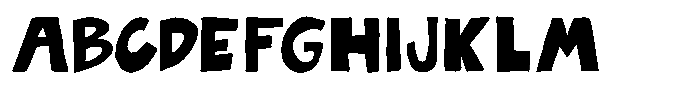 Cruncos Regular Font UPPERCASE