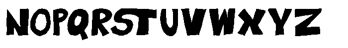 Cruncos Regular Font UPPERCASE