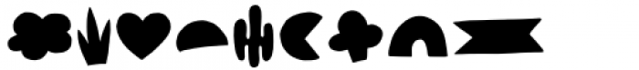 Crunold Dingbats Font LOWERCASE