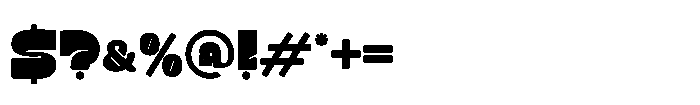 Crust Cream Regular Font OTHER CHARS