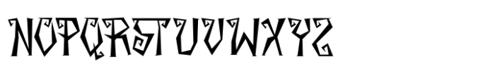 Crypt Horror Font UPPERCASE