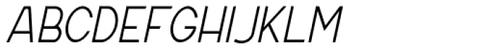 Cryptolucre Thin Italic Font UPPERCASE
