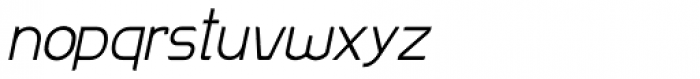Cryptolucre Thin Italic Font LOWERCASE