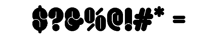 Crack Bold Font OTHER CHARS