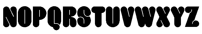 Crack Bold Font LOWERCASE