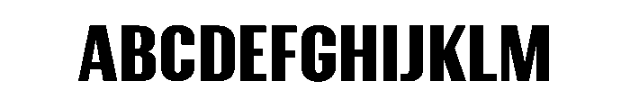 CrespoNo1 Black Font UPPERCASE
