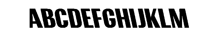CrespoNo1 BlackBackslant Font UPPERCASE