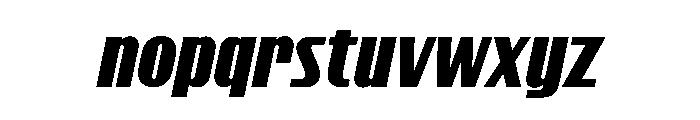 CrespoNo1 BlackOblique Font LOWERCASE