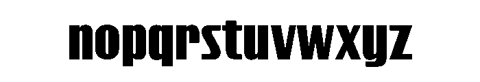 CrespoNo1 Black Font LOWERCASE