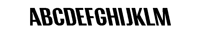 CrespoNo1 BoldBackslant Font UPPERCASE