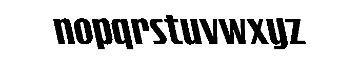 CrespoNo1 BoldBackslant Font LOWERCASE