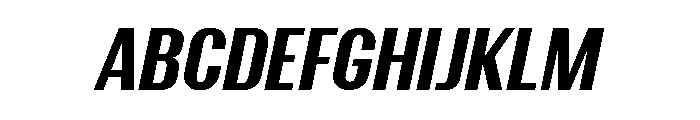 CrespoNo1 BoldOblique Font UPPERCASE