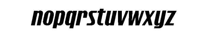 CrespoNo1 BoldOblique Font LOWERCASE