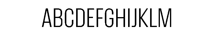 CrespoNo1 Light Font UPPERCASE