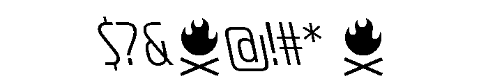 CrespoNo1 LightBackslant Font OTHER CHARS