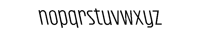 CrespoNo1 LightBackslant Font LOWERCASE