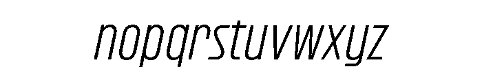 CrespoNo1 LightOblique Font LOWERCASE