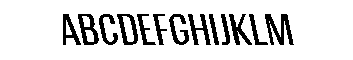 CrespoNo1 RegularBackslant Font UPPERCASE