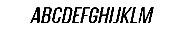 CrespoNo1 RegularOblique Font UPPERCASE